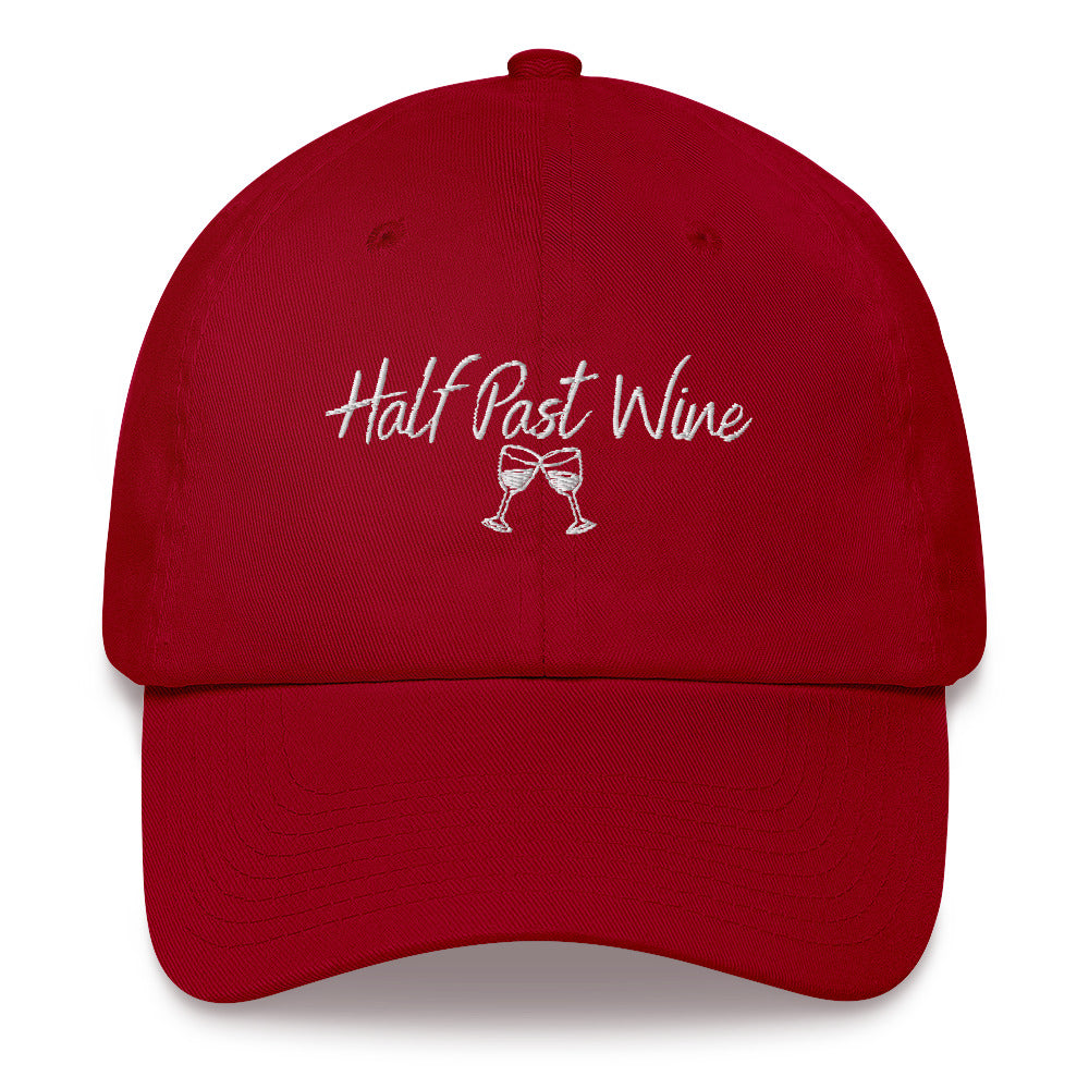 Half Past Wine baseball cap