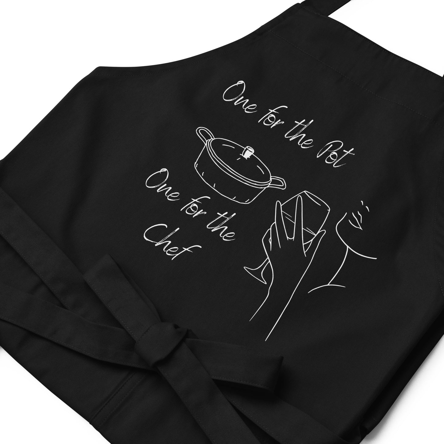 One for the Pot One for the Chef - Organic cotton apron