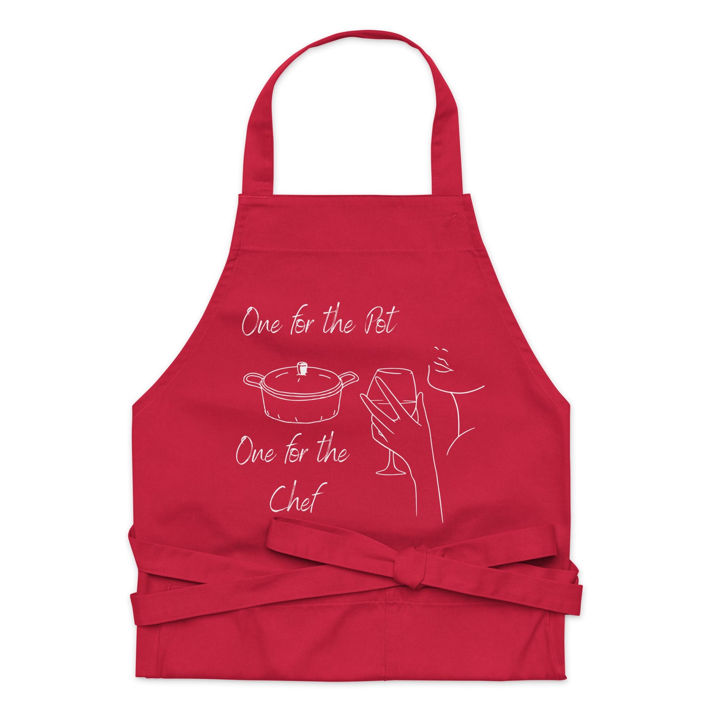 One for the Pot One for the Chef - Organic cotton apron